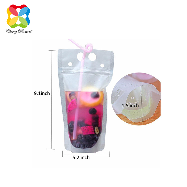 Disposable Sealable Stand Up Drink Water Pouch (3)