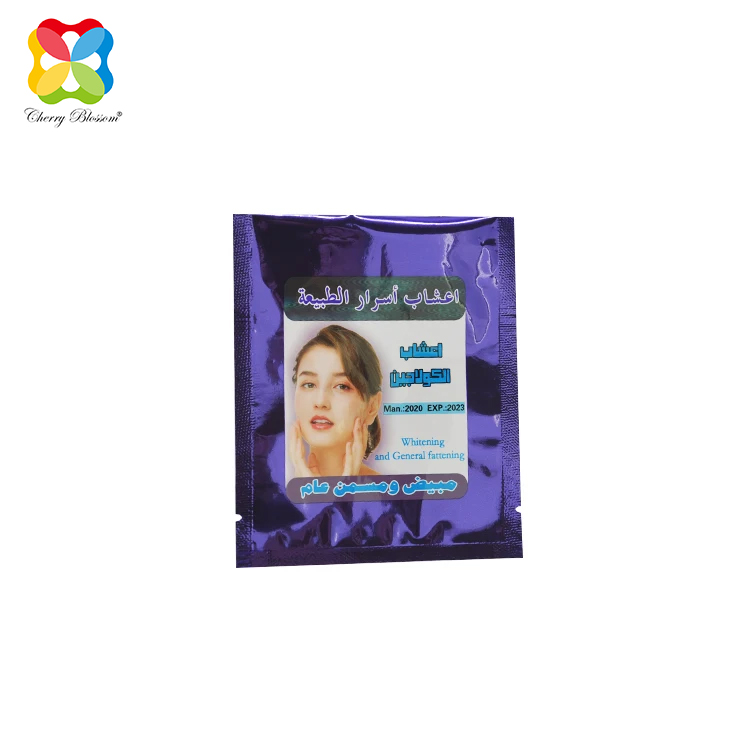 Imballaggio di prodotti per la cura della pelle Imballaggio personalizzato Imballaggio di liquidi Sigillatura trilaterale Imballaggio di maschere facciali Imballaggio di fogli di alluminio Imballaggio di piccole dimensioni Busta di imballaggio