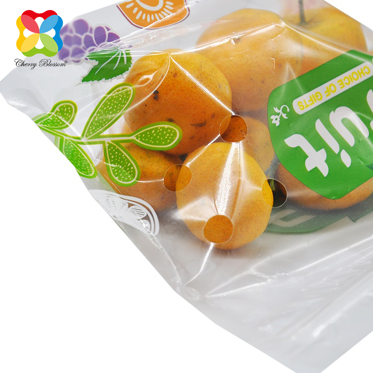 bolsa de embalaxe ruit bolsa de embalaxe bolsa de pé con bolsa de froita con cremalleira