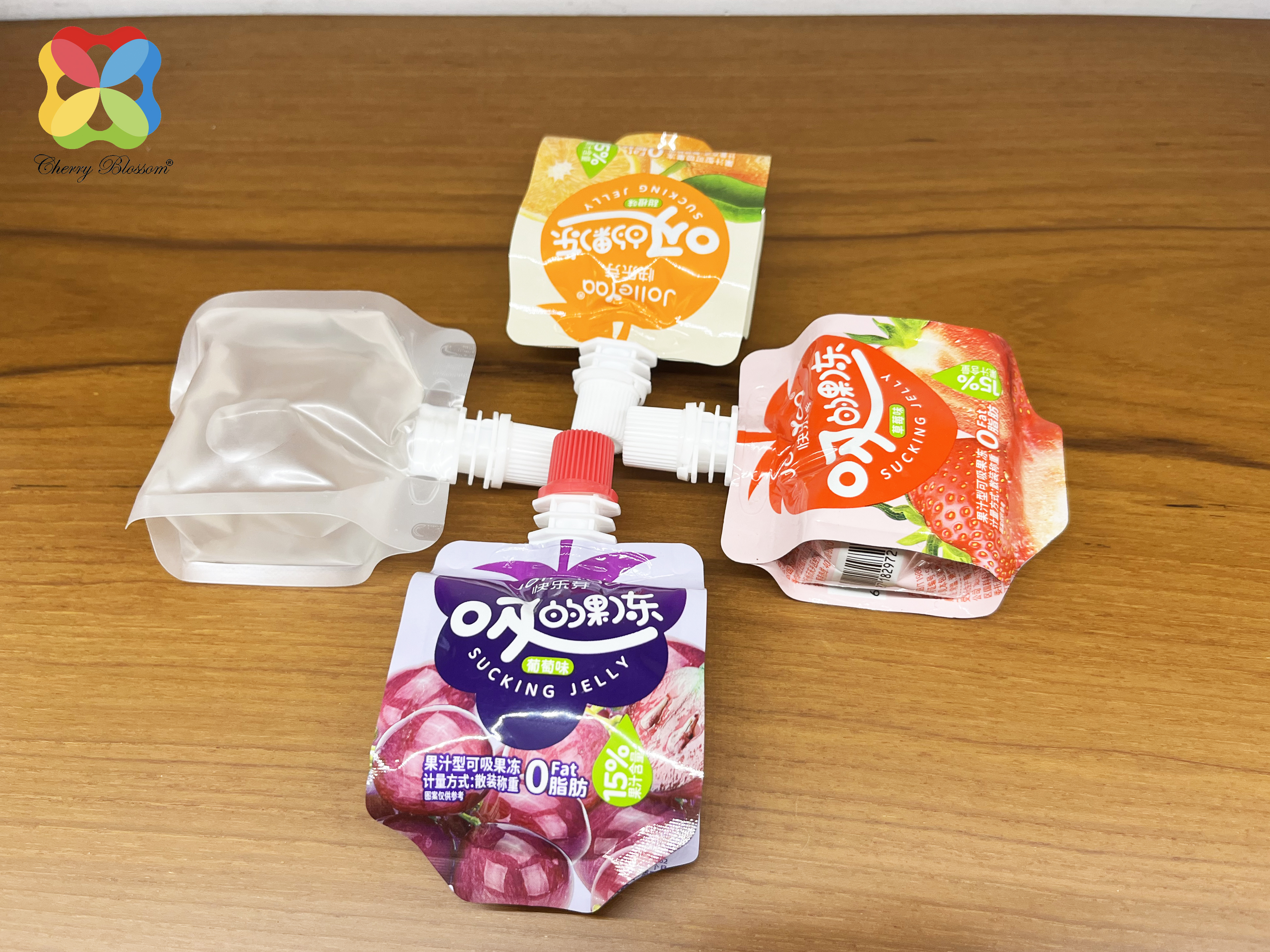 sacchetto di beccuccio imballaggio di gelatina imballaggio alimentare sacchetti di beccuccio stampa personalizzata Imballaggio di sacchetti liquidi
