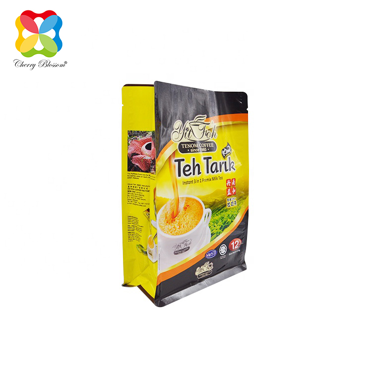 Milk tea packaging Milk powder packaging Independiyenteng packaging Customized printing Octagonal seal Tea packaging Food packaging