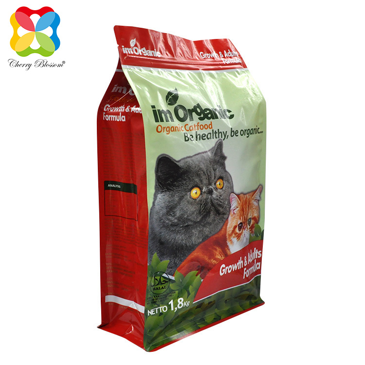 Упаковка корму для домашніх тварин Упаковка в упаковці для їжі Упаковка вісім боків