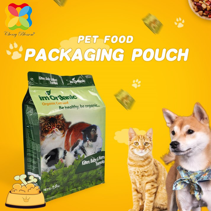упаковка корма для домашних животных