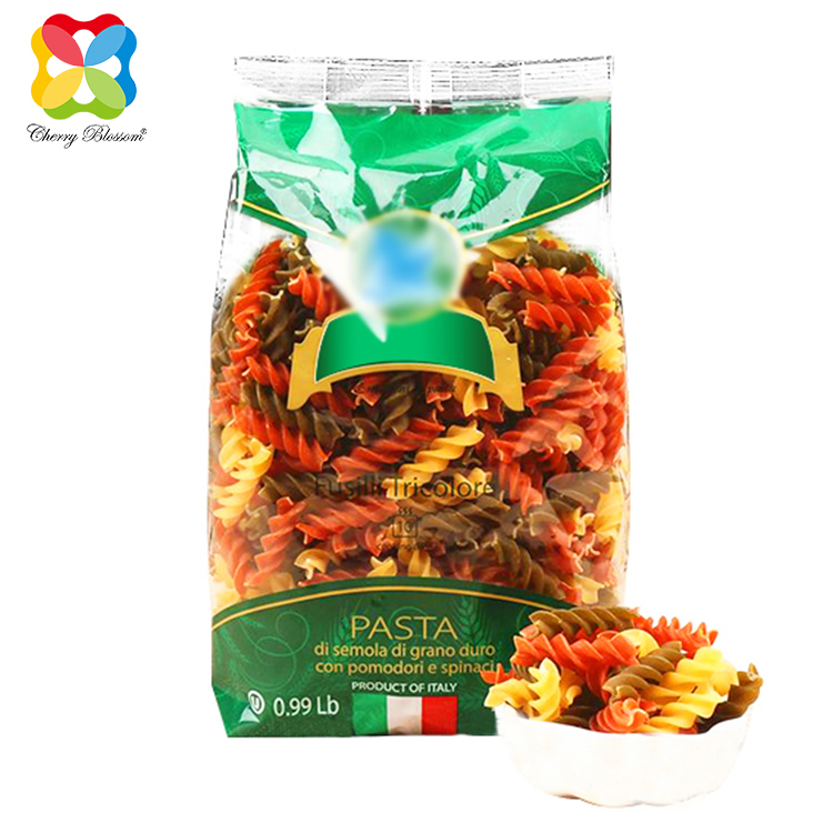 Italian pasta Noodle ntim Customized printing Ntim hnab Italian pasta Macaroni Zaub mov ntim spaghetti pasta