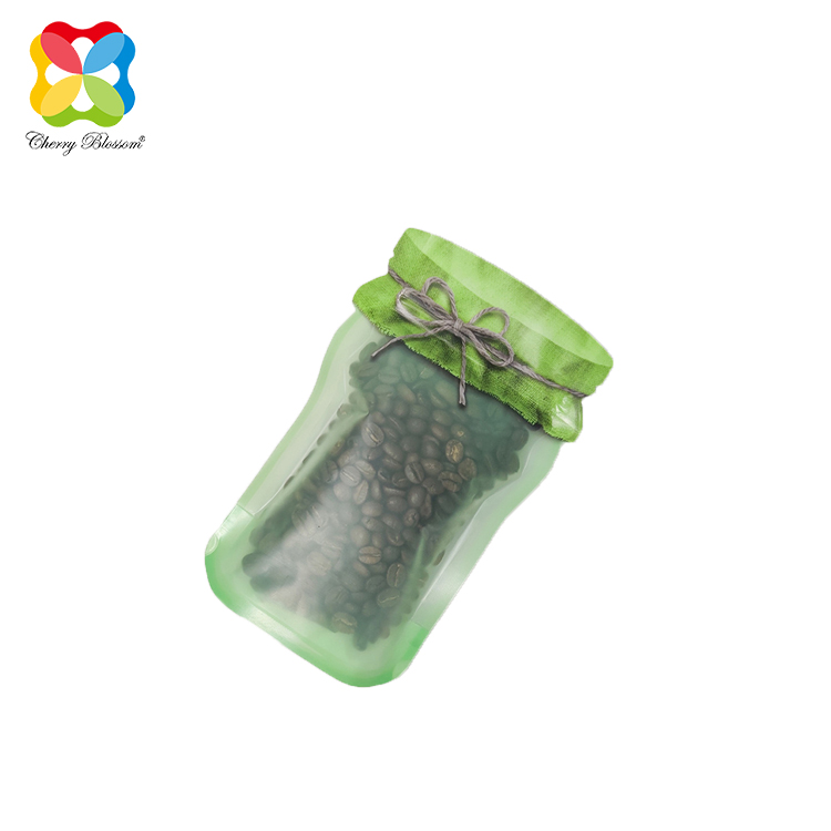 Candy jar shaped stand up pouch food packaging snack bag Customized bags (3)
